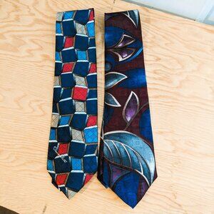 Oscar de la Renta Ties - Set of 2